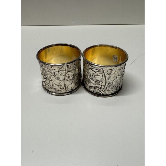 Elegant Silver Napkin Rings - Picture 7 of 8